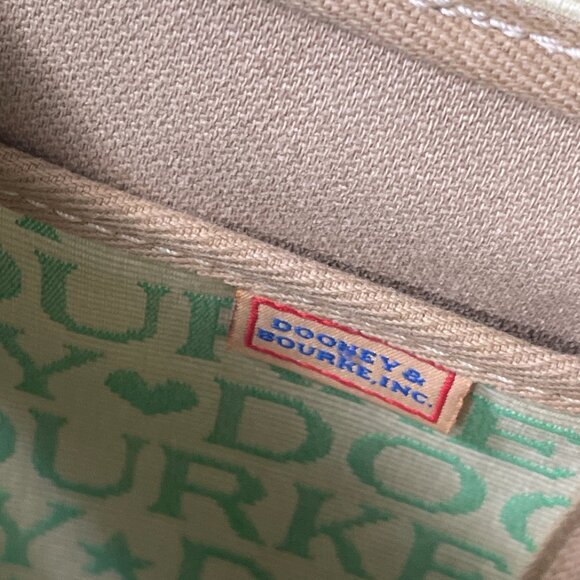 Dooney & Bourke IT Logo Drawstring Tote – Green – Authentic - Picture 7 of 7